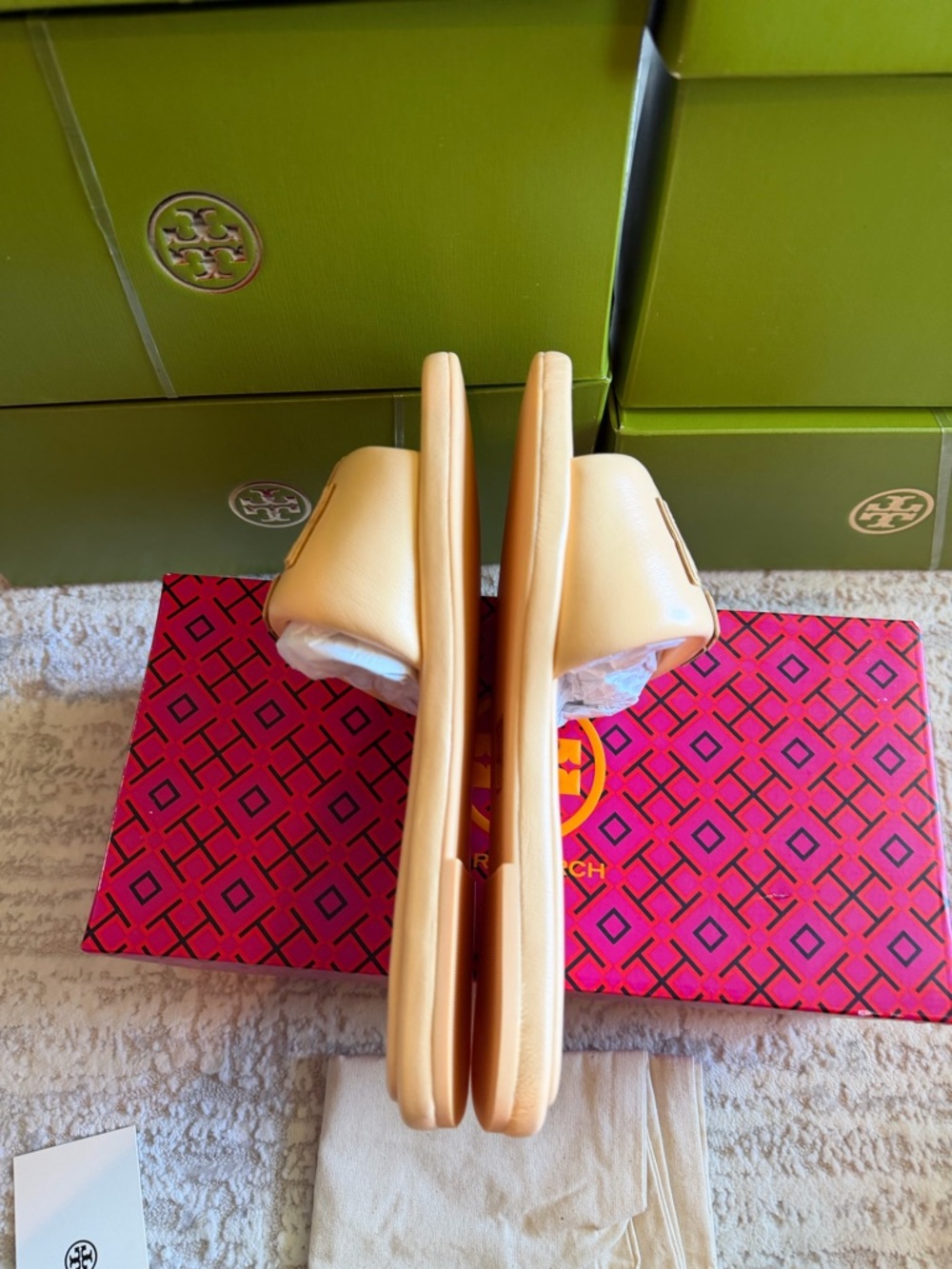Tory Burch Double T Sport Slide Sandals - Picture 7 of 9